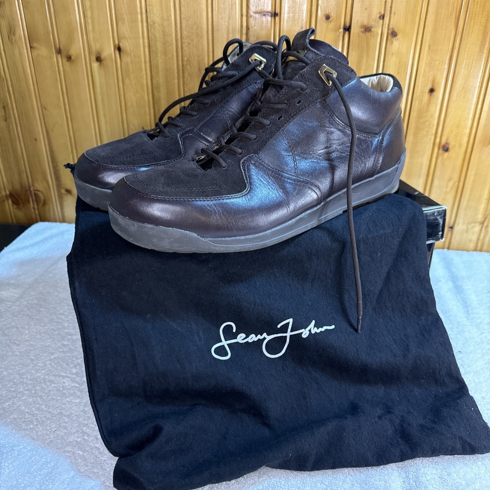 Sean John The Elite Shoes Vintage F001 Brown Men's Size 14